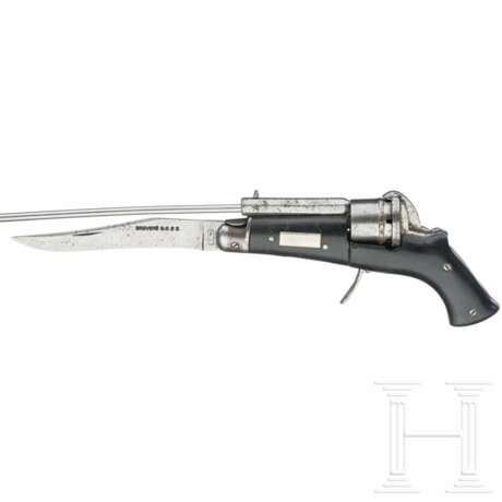 Stiftfeuerrevolver mit integriertem Klappmesser, um 1870 - фото 1