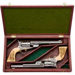 Paar Colt Army Richards Conversion, graviert, Pietta, Italien
