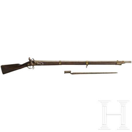 Steinschlossbüchse ähnlich Fusil d'infanterie modéle 1774, mit Seitengewehr, Lüttich, 1804 - 1814 - фото 1 Steinschlossbüchse ähnlich Fusil d'infanterie modéle 1774, mit Seitengewehr, Lüttich, 1804 - 1814 - фото 1