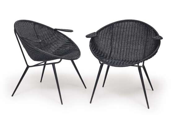 Ein Paar Sessel. Frankreich, um 1950 - photo 1