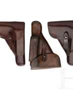 Accessoires. Drei Pistolentaschen zur FN HP, Wehrmacht