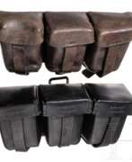 Accessories. Zwei Patronentaschen M 09 der Infanterie