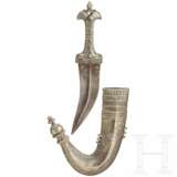 Silber- und neusilbermontierte Jambya, Jemen, 20. Jhdt. - photo 1