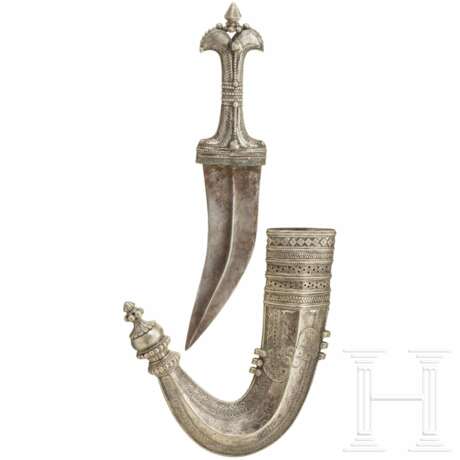 Silber- und neusilbermontierte Jambya, Jemen, 20. Jhdt. - photo 1