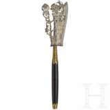 Silbertauschiertes Haumesser, Java, um 1900 - Foto 1