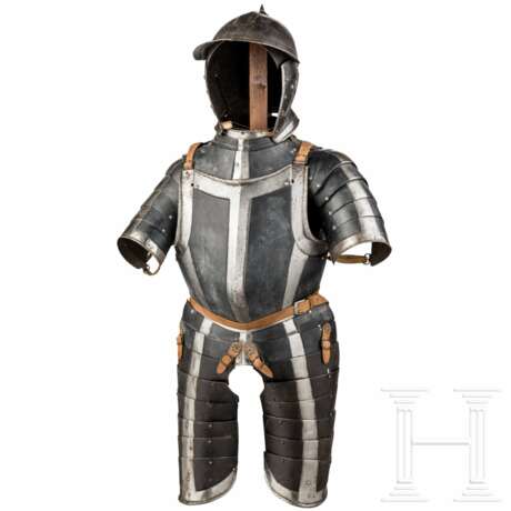 Schwarz-weißer Halbharnisch, Österreich, Mitte 16. Jhdt. - фото 1