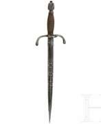 Предметы обихода. Linkhanddolch mit durchbrochener Klinge, deutsch, um 1600