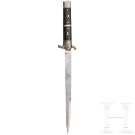 Silbermontiertes Klappmesser, wohl deutsch, 2. Hälfte 18. Jhdt. - фото 1