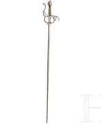 Overview. Rapier mit einseitigem Gefäß, deutsch, um 1600