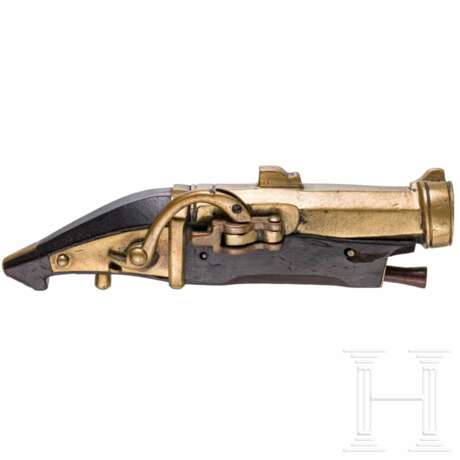 Miniatur-Luntenschloss-Pistole (Netsuke Teppo), Japan, Ende Edo-Periode - photo 1 Miniatur-Luntenschloss-Pistole (Netsuke Teppo), Japan, Ende Edo-Periode - photo 1