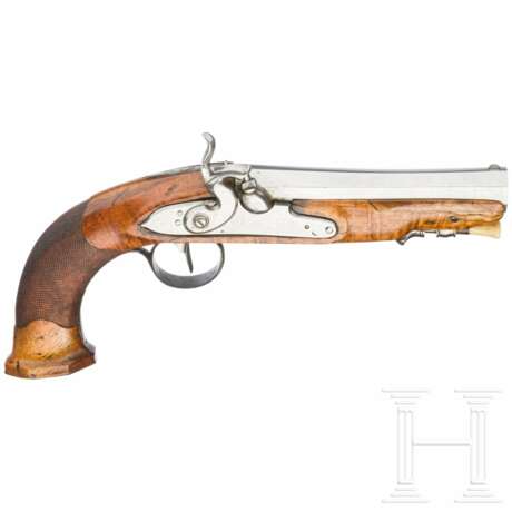Aptierte Perkussionspistole, Frankreich, um 1820 - photo 1 Aptierte Perkussionspistole, Frankreich, um 1820 - photo 1