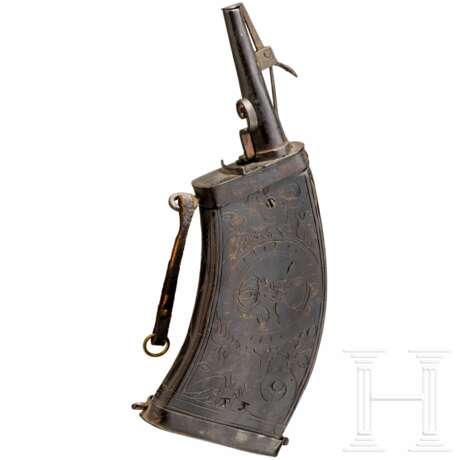 Musketier-Pulverflasche, deutsch, um 1600 - Foto 1 Musketier-Pulverflasche, deutsch, um 1600 - Foto 1
