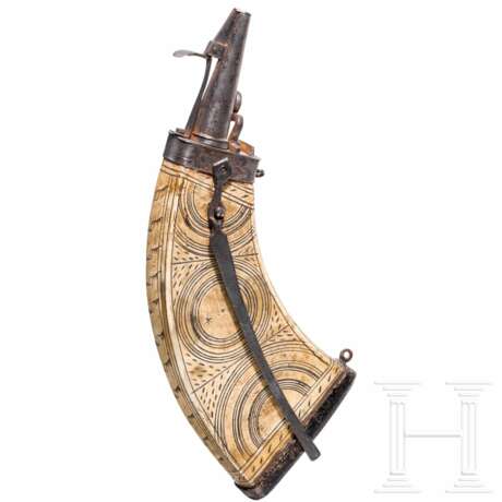 Musketier-Pulverflasche, deutsch, um 1600 - photo 1 Musketier-Pulverflasche, deutsch, um 1600 - photo 1