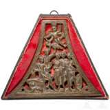 Plastischer Zierbeschlag einer Musketier-Pulverflasche, deutsch, um 1600 - photo 1