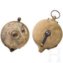 Zwei Zündhütchenspender, um 1850/60