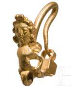 Ancient Greece. Goldener Ohrring mit Erot, hellenistisch, 2. - Mitte 1. Jhdt. v. Chr. Ancient Greece. Goldener Ohrring mit Erot, hellenistisch, 2. - Mitte 1. Jhdt. v. Chr.