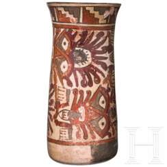 Tonvase, Peru, wohl Nasca-Kultur (Nazca), 3. - 8. Jhdt.
