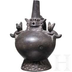 Figurengefäß, Peru, Lambayeque, Chimu-Kultur, wohl 11. - 15. Jhdt.