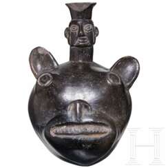 Figurengefäß, Peru, wohl Chimu-Kultur, 11. - 15. Jhdt.