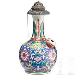 Kendi mit Silbermontierung, China, Qing-Dynastie (1644 - 1911), 18./19. Jhdt.