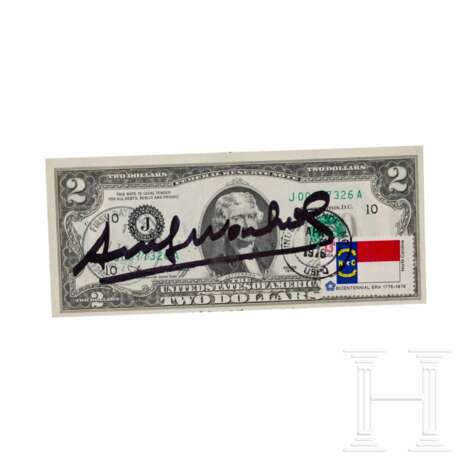 Andy Warhol (1928 - 1987), Two Dollars Note, USA, datiert 1976 - photo 1