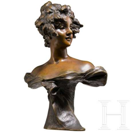 Jugendstil-Büste, Georges van der Straeten (1856 -1941 Gent) - photo 1