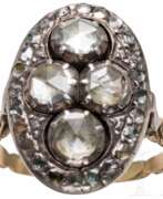 Overview. Rokoko-Ring mit Diamanten, um 1740