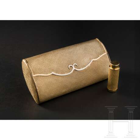 Goldene Abendtasche und Zerstäuber, 50/60er Jahre - photo 1