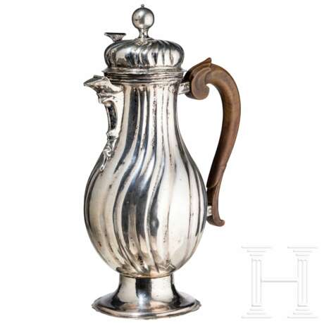 Große Kaffeekanne, Augsburg, Johann Dietrich Meichsner (Meisner) (Meister 1766-93), 1769-71 - Foto 1