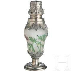 Jugendstil-Zuckerstreuer, Verreries de Saint-Denis, Legras & Cie., 1920er Jahre
