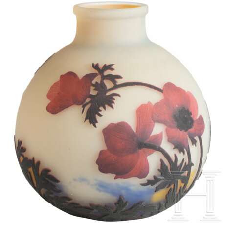 Vase mit Anemonen, Lunéville, Muller Frères, um 1920 - фото 1