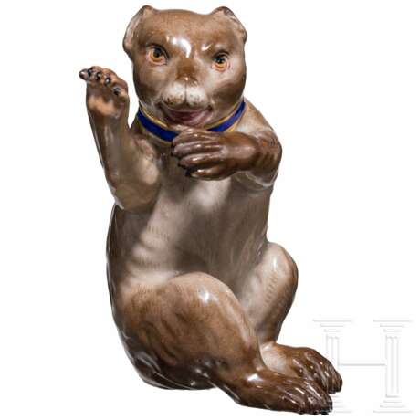 Kleiner Braunbär, Johann Joachim Kaendler, 1743 (Entwurf), Meissen, 19. Jhdt. - photo 1