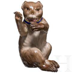Kleiner Braunbär, Johann Joachim Kaendler, 1743 (Entwurf), Meissen, 19. Jhdt.