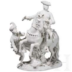 Zarin Elisabeth von Russland zu Pferde, Johann Joachim Kaendler, um 1745 (Modell), Meissen, 20. Jhdt. (Ausführung)
