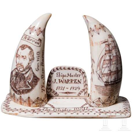 Walrosszahn-Srimshaw, 19. Jhdt. - photo 1 Walrosszahn-Srimshaw, 19. Jhdt. - photo 1