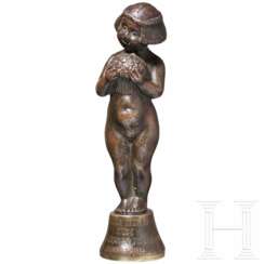 Bronze-Petschaft, Geschenk an Arthur Nikisch, Leipzig, 1920
