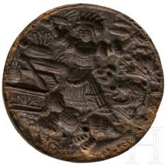 Hölzerne Lebkuchenmodel, deutsch, vermutlich Nürnberg, um 1530