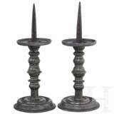 Ein Paar Renaissance-Dornleuchter aus Zinn, rheinländisch, um 1600 - photo 1