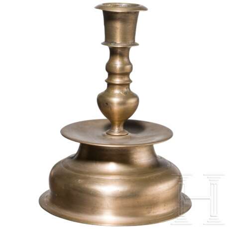 Miniatur-Glockenfußleuchter, Nürnberg, 2. Hälfte 17. Jhdt. - Foto 1