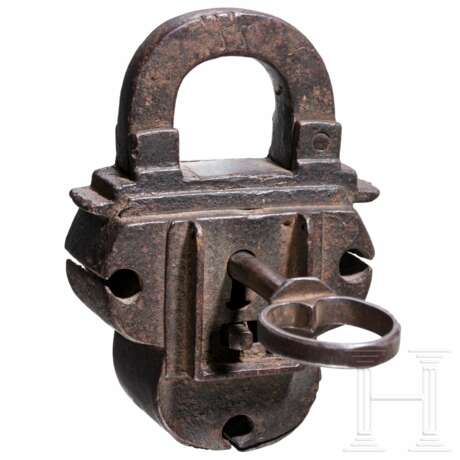 Eisernes Hangschloss, süddeutsch, um 1600 - Foto 1