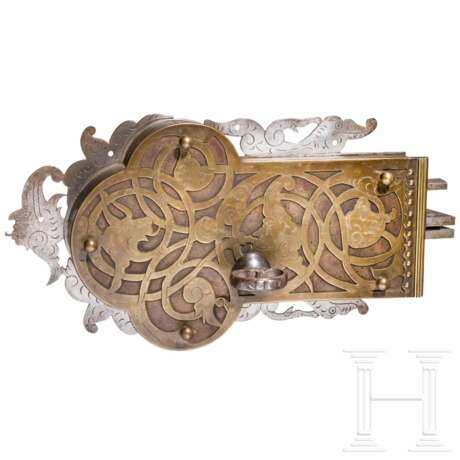 Großes Türschloss im Stil der Renaissance, deutsch, 2. Hälfte 19. Jhdt. - photo 1