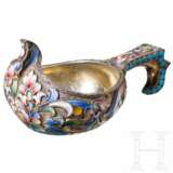 Kleiner Cloisonné-Email-Kowsch, Russland, Moskau, Maria Semenowa, 1896 - 1905 - photo 1