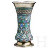 Cloisonné-Email-Becher, Russland, 20. Jhdt. - Foto 1