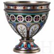Champlevé-Email-Wodkabecher, Russland, Moskau, wahrscheinlich Sasikow, um 1880 - Сейчас на аукционе