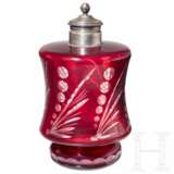 Glasflasche mit Silbermontierung, Russland, St. Petersburg, Firma Sasikow, 1896 - 1908 - photo 1