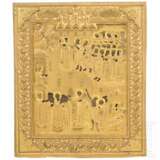 Ikone mit der Gottesmutter Pokrow mit vergoldetem Oklad, Russland, 19. Jhdt. - Foto 1