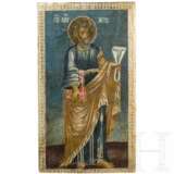 Große Ikone mit dem Apostel Petrus mit Basma, Russland, 18. Jhdt. - фото 1