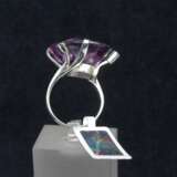 Золотой комплект украшений с аметистами и розовыми сапфирами Золото Other style 21th century г. - фото 8