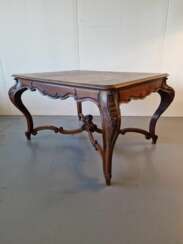 Table &agrave; manger en ch&ecirc;ne avec rallonges 