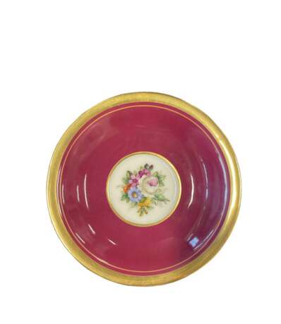 Tasse et soucoupe Royal Copenhagen Porzellan Empire 20th century - Foto 3